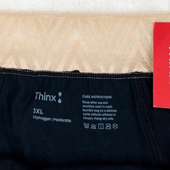 NWT Thinx Hiphugger Period Underwear for Women in Beige - Picture 5 of 6